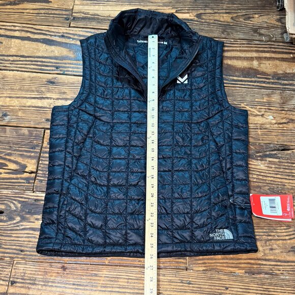 NEW North Face Thermoball ECO Black Puffer Trek Vest Mens Medium 3rd Party Logo - Picture 12 of 14